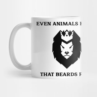 Lions Are Bearded Kings Mug